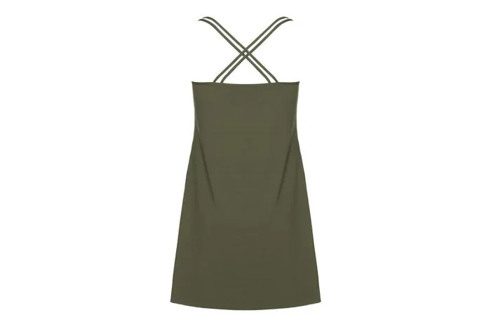 Beachwear and Accessories Womens Eres Inga Short Dress Olive Noire