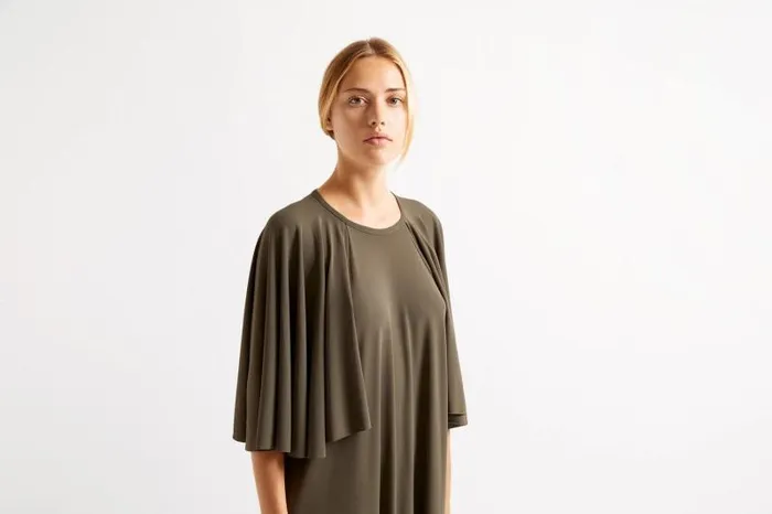 Beachwear and Accessories Womens Eres Joan Long Dress Olive Noire