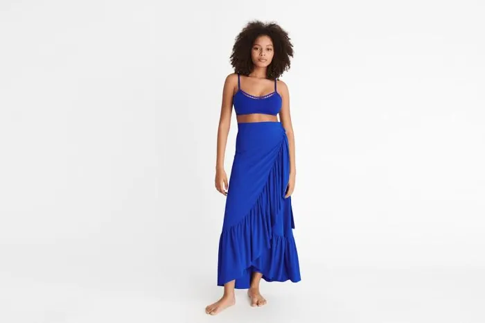 Beachwear and Accessories Womens Eres Julia Sarong Skirt Indigo