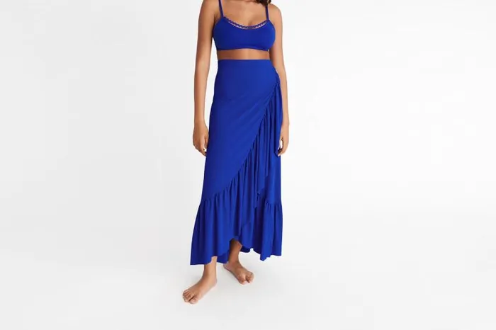 Beachwear and Accessories Womens Eres Julia Sarong Skirt Indigo