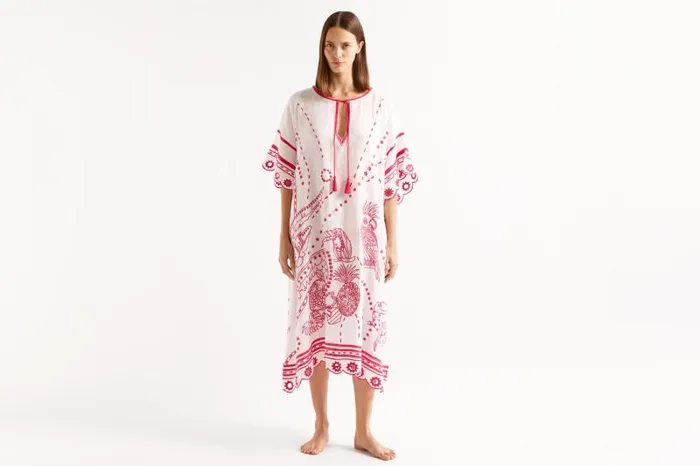 Beachwear and Accessories Womens Eres Miranda Kaftan Grenadine 23eblanc