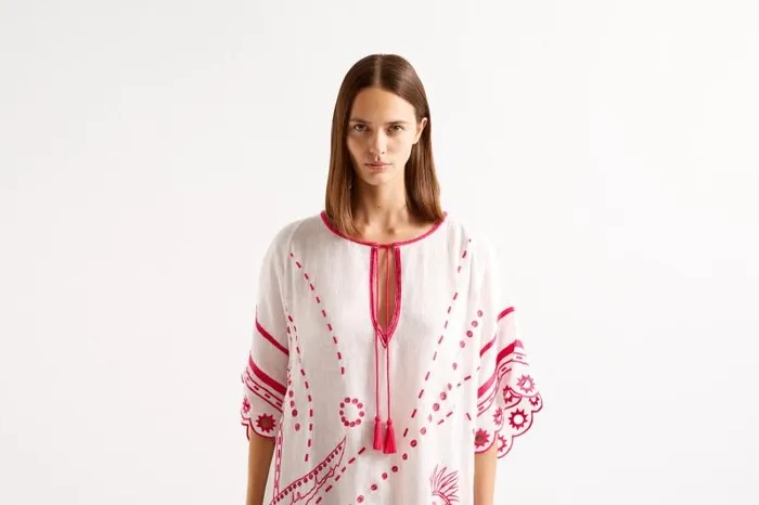 Beachwear and Accessories Womens Eres Miranda Kaftan Grenadine 23eblanc