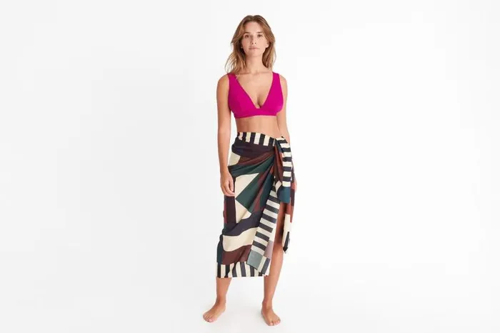 Beachwear and Accessories Womens Eres Miroir Sarong Imprime Kaleido Eclipse