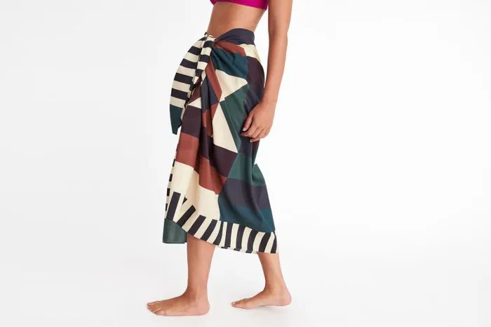 Beachwear and Accessories Womens Eres Miroir Sarong Imprime Kaleido Eclipse