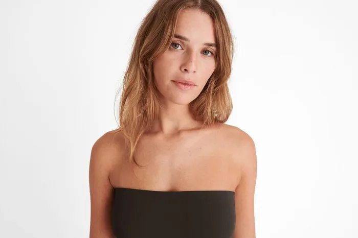 Beachwear and Accessories Womens Eres Oda Long Bustier Dress Volcan