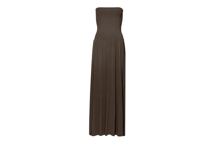 Beachwear and Accessories Womens Eres Oda Long Bustier Dress Volcan