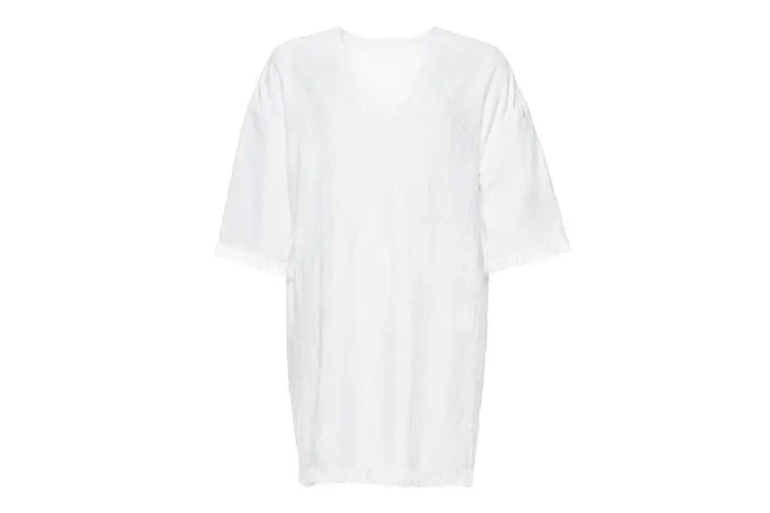 Beachwear and Accessories Womens Eres Orange Short Tunic Blanc
