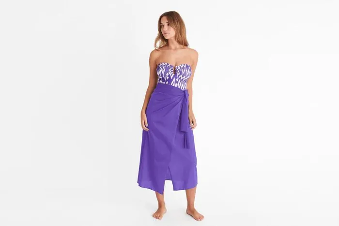 Beachwear and Accessories Womens Eres Peplum 2 Long Sarong Flashy