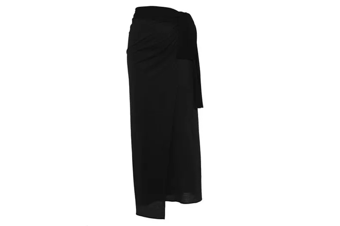 Beachwear and Accessories Womens Eres Peplum 2 Long Sarong Noir