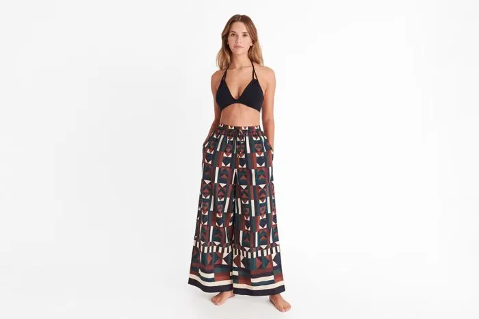 Beachwear and Accessories Womens Eres Pluriel Trousers Imprime Kaleido Eclipse Beachwear and Accessories Womens Eres Pluriel Trousers Imprime Kaleido Eclipse