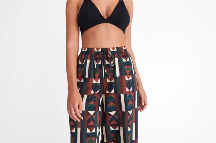 Beachwear and Accessories Womens Eres Pluriel Trousers Imprime Kaleido Eclipse