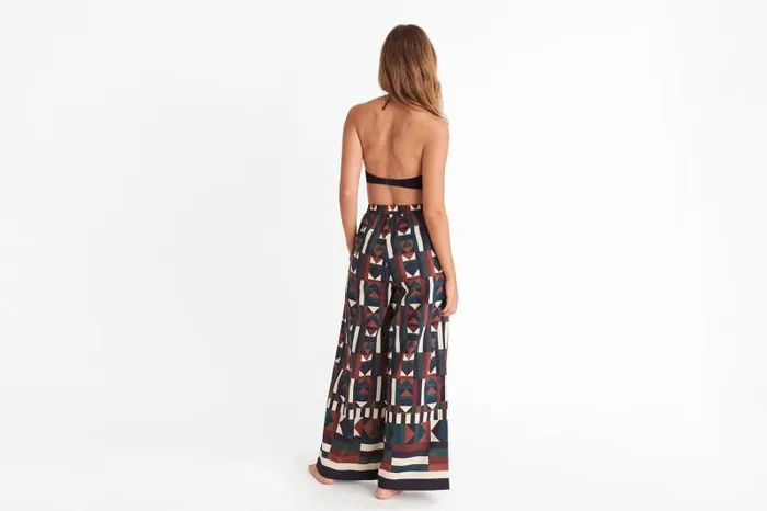 Beachwear and Accessories Womens Eres Pluriel Trousers Imprime Kaleido Eclipse