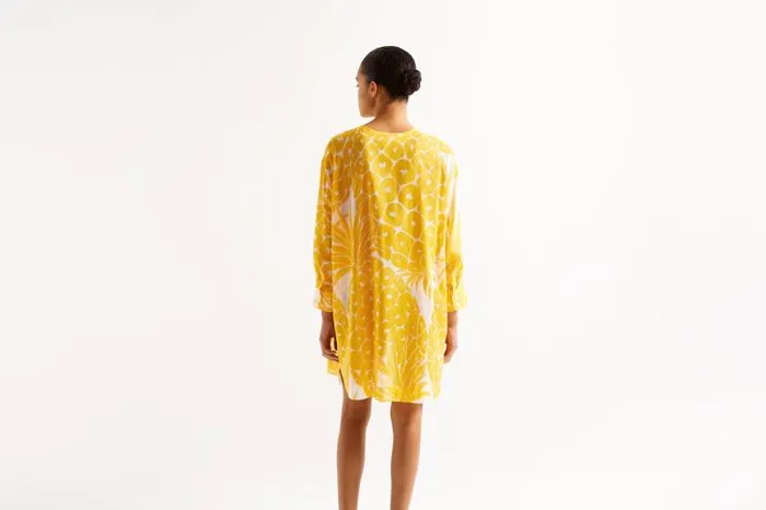 Beachwear and Accessories Womens Eres Ricardo Ananas Short Tunic Imprime Ananas Passion