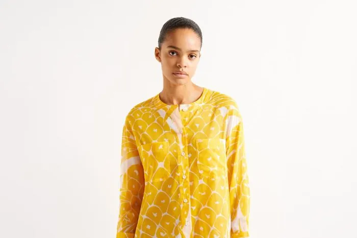 Beachwear and Accessories Womens Eres Ricardo Ananas Short Tunic Imprime Ananas Passion
