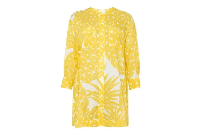 Beachwear and Accessories Womens Eres Ricardo Ananas Short Tunic Imprime Ananas Passion