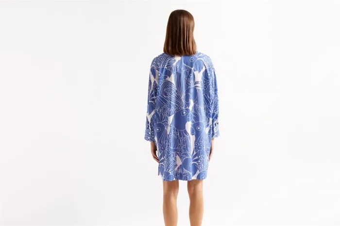 Beachwear and Accessories Womens Eres Ricardo Perroquet Short Tunic Imprime Perroquet Maracas