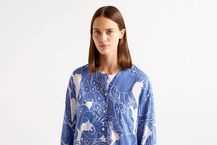 Beachwear and Accessories Womens Eres Ricardo Perroquet Short Tunic Imprime Perroquet Maracas