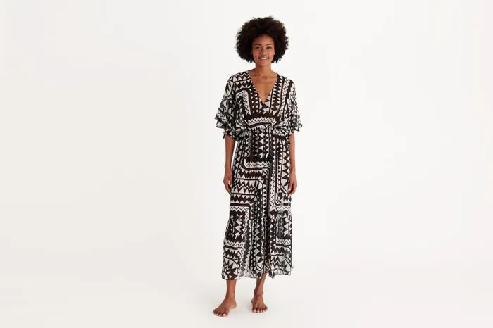 Beachwear and Accessories Womens Eres Rivage Long Dress Imprime Tribu
