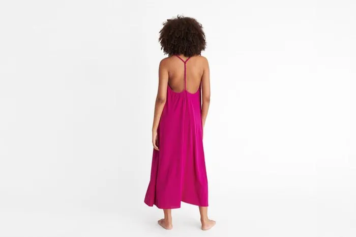 Beachwear and Accessories Womens Eres Sheila Long Dress Sunset 23h