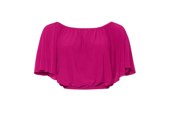 Beachwear and Accessories Womens Eres Solal Crop Top Sunset 23h