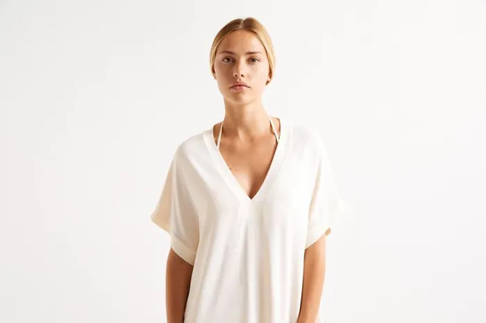 Beachwear and Accessories Womens Eres Tali Shorttunic Percale