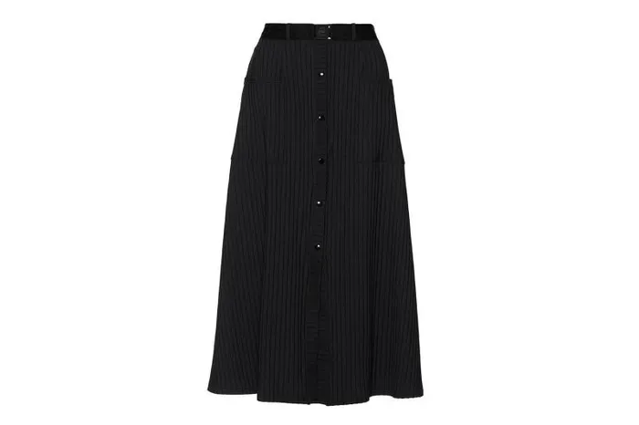 Beachwear and Accessories Womens Eres Tequila Midlength Skirt Noir