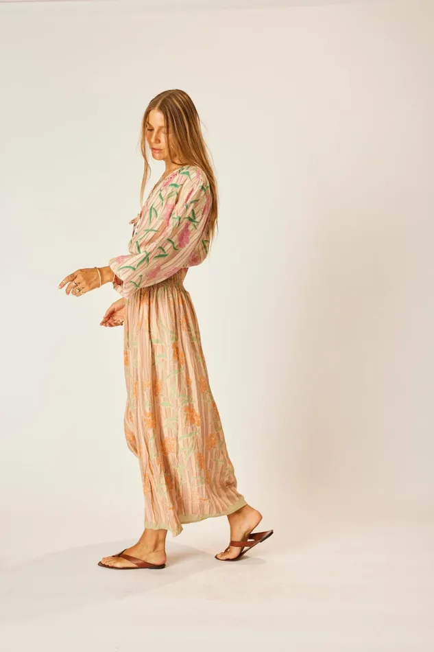 Bella Skirt Chamomile Apricot Women Natalie Martin Bottoms
