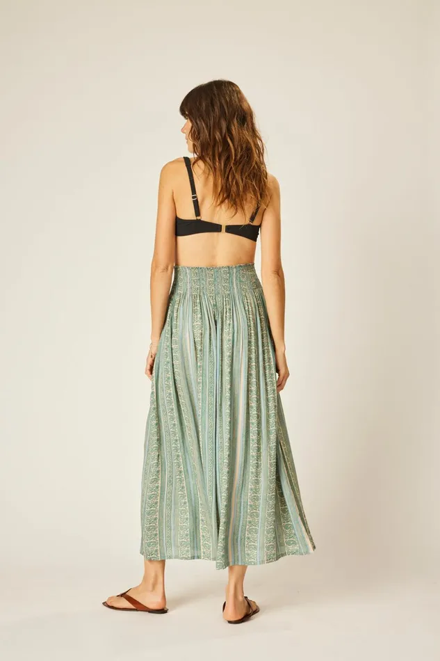 Bella Skirt Paisley Stripe Pool Women Natalie Martin Bottoms