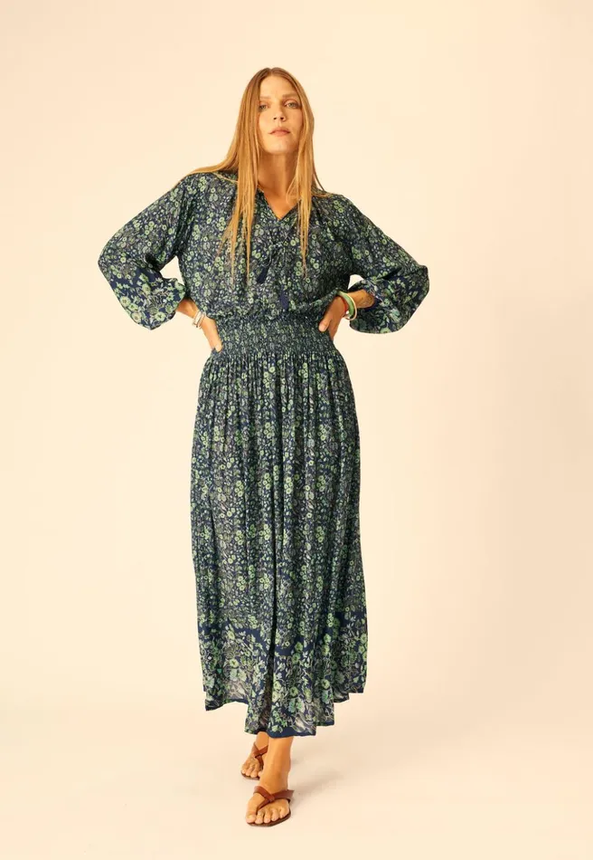 Bella Skirt Petite Fleur Marine Women Natalie Martin Bottoms