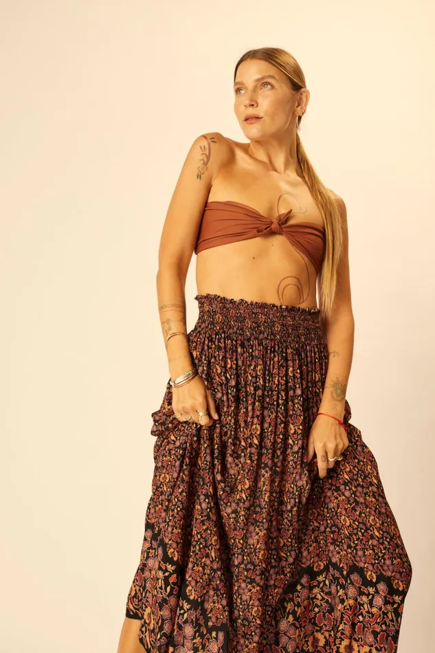 Bella Skirt Petite Fleur Noire Women Natalie Martin Bottoms