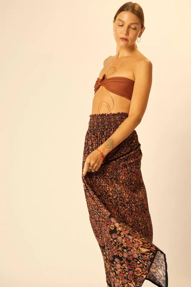 Bella Skirt Petite Fleur Noire Women Natalie Martin Bottoms