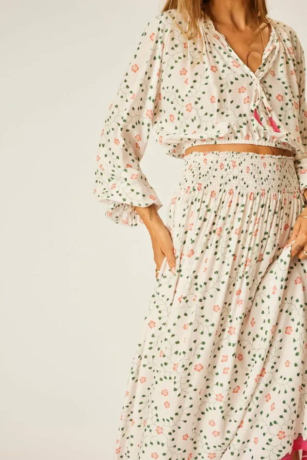 Bella Skirt Pinwheel Cotton Women Natalie Martin Bottoms