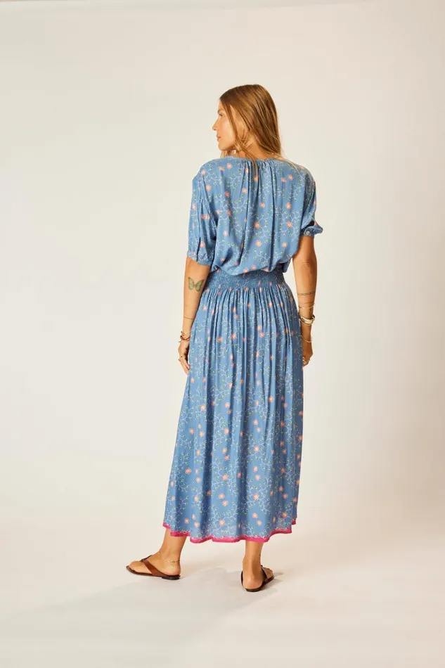 Bella Skirt Pinwheel Denim Women Natalie Martin Bottoms