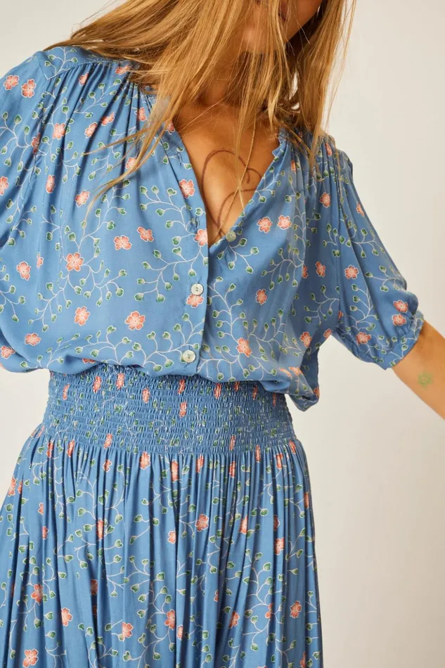 Bella Skirt Pinwheel Denim Women Natalie Martin Bottoms