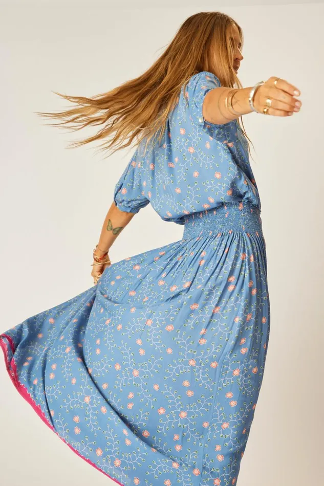 Bella Skirt Pinwheel Denim Women Natalie Martin Bottoms