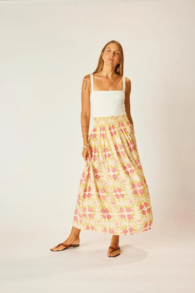 Bella Skirt Prairie Dusty Crimson Women Natalie Martin Bottoms