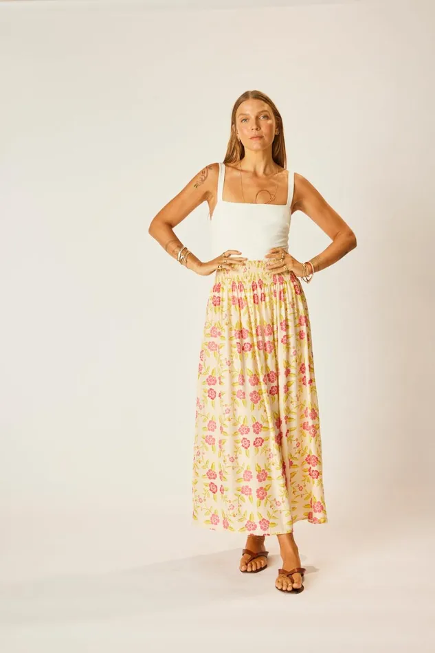Bella Skirt Prairie Dusty Crimson Women Natalie Martin Bottoms