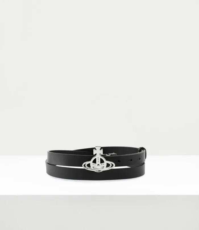 Belts And Harnesses Men Vivienne Westwood Small Line Orb Buckle Belt In Black Belts And Harnesses Men Vivienne Westwood Small Line Orb Buckle Belt In Black