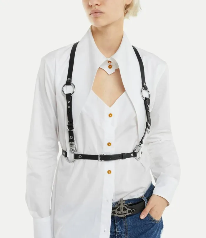 Belts And Harnesses MenWomen Vivienne Westwood Studs Belts Harness In Black