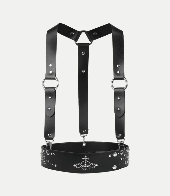 Belts And Harnesses WomenMen Vivienne Westwood Studs Harness In Black