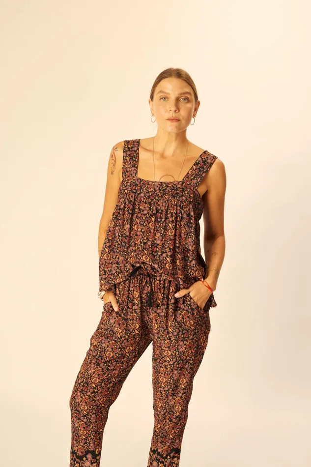 Bianca Pant Petite Fleur Noire Women Natalie Martin Bottoms