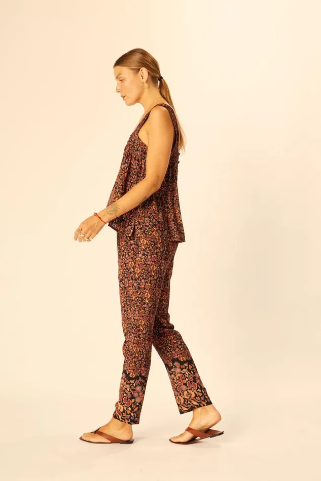 Bianca Pant Petite Fleur Noire Women Natalie Martin Bottoms