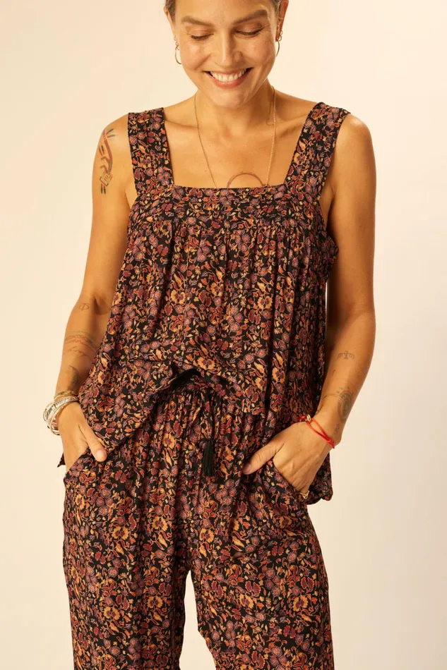Bianca Pant Petite Fleur Noire Women Natalie Martin Bottoms