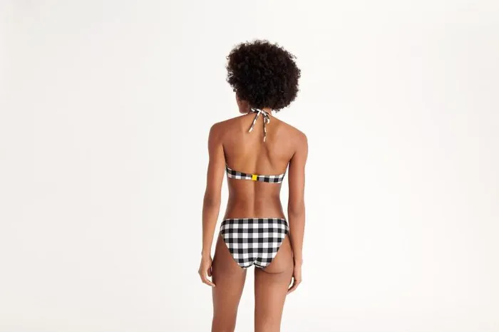 Bikini Bottoms Womens Eres Abstrait Thin Briefs Noirblanc 23h