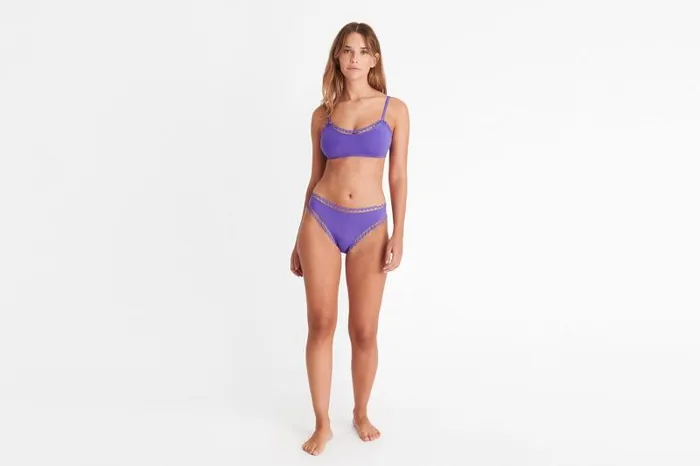Bikini Bottoms Womens Eres Boogie Thin Briefs Flashy