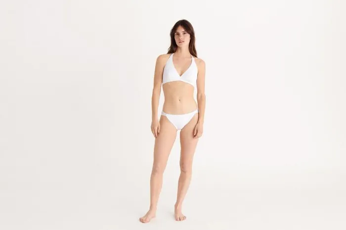 Bikini Bottoms Womens Eres Cavale Thin Bikini Briefs Blanc
