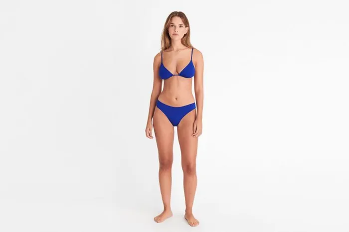 Bikini Bottoms Womens Eres Coulisses Highwaisted Briefs Indigo