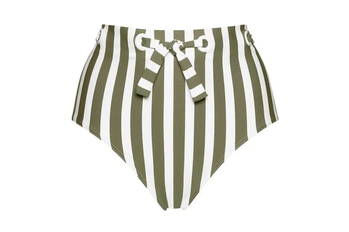 Bikini Bottoms Womens Eres Encanta High Briefs Olive Verteblanc