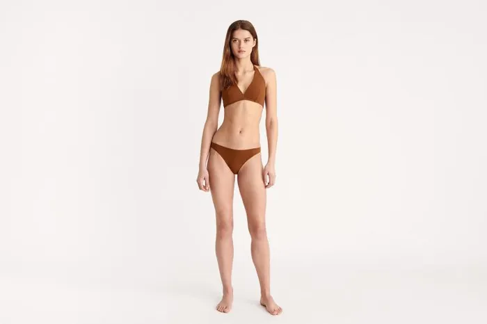 Bikini Bottoms Womens Eres Fripon Classic Bikini Briefs Caramelo