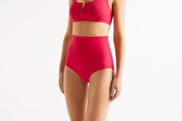 Bikini Bottoms Womens Eres Gredin Highwaisted Bikini Briefs Grenadine 23e